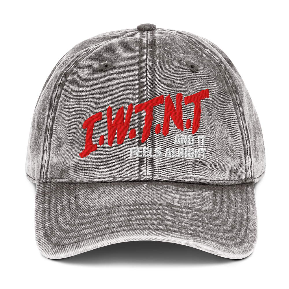 IWTNT Drugs Vintage Cotton Twill Cap - Image 3