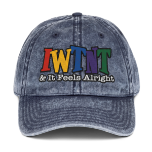 IWTNT Single Living Vintage Cotton Twill Cap