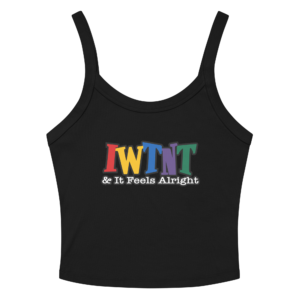 IWTNT Single Living micro-rib tank top
